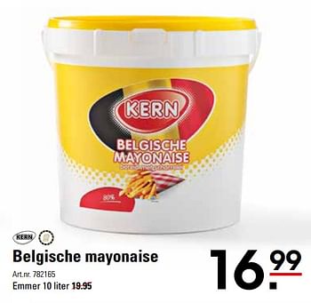 Aanbiedingen Belgische mayonaise - Kern - Geldig van 16/11/2017 tot 04/12/2017 bij Sligro