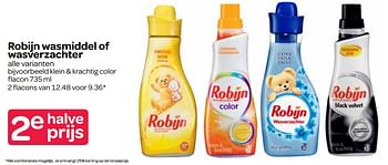 Aanbiedingen Robijn wasmiddel of wasverzachter klein + krachtig color - Robijn - Geldig van 16/11/2017 tot 29/11/2017 bij Spar