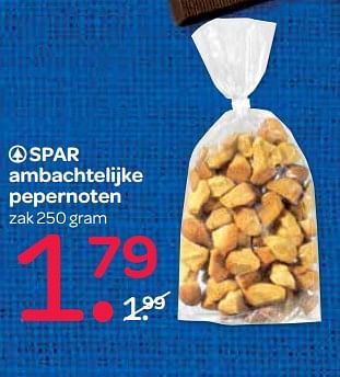 Aanbiedingen Spar ambachtelijke pepernoten - Spar - Geldig van 16/11/2017 tot 29/11/2017 bij Spar