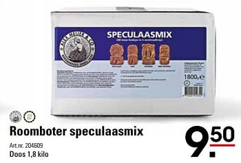 Aanbiedingen Roomboter speculaasmix - Alex Meijer - Geldig van 16/11/2017 tot 04/12/2017 bij Sligro