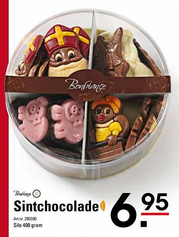 Aanbiedingen Sintchocolade - Bonbiance - Geldig van 16/11/2017 tot 04/12/2017 bij Sligro