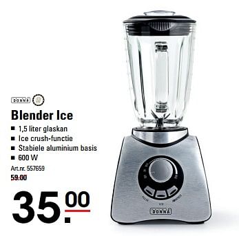 Aanbiedingen Blender ice - Donna - Geldig van 16/11/2017 tot 04/12/2017 bij Sligro