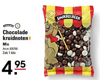 Aanbiedingen Chocolade kruidnoten mix - Smikkelbeer - Geldig van 16/11/2017 tot 04/12/2017 bij Sligro