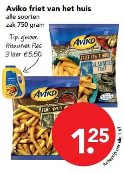 Aanbiedingen Aviko friet van het huis - Aviko - Geldig van 19/11/2017 tot 25/11/2017 bij Deen Supermarkten