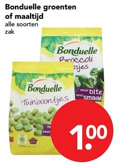 Aanbiedingen Bonduelle groenten of maaltijd - Bonduelle - Geldig van 19/11/2017 tot 25/11/2017 bij Deen Supermarkten