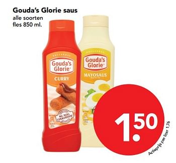 Aanbiedingen Gouda`s glorie saus - Gouda's Glorie - Geldig van 19/11/2017 tot 25/11/2017 bij Deen Supermarkten