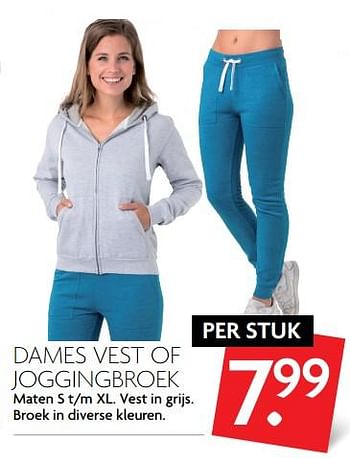 Aanbiedingen Dames vest of joggingbroek - Huismerk - Deka Markt - Geldig van 19/11/2017 tot 25/11/2017 bij Deka Markt