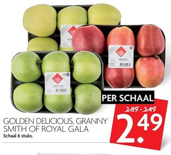 Aanbiedingen Golden delicious, granny smith of royal gala - Huismerk - Deka Markt - Geldig van 19/11/2017 tot 25/11/2017 bij Deka Markt