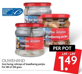 Aanbiedingen Ouwehand - Ouwehand - Geldig van 19/11/2017 tot 25/11/2017 bij Deka Markt