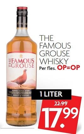 Aanbiedingen The famous grouse whisky - The Famous Grouse - Geldig van 19/11/2017 tot 25/11/2017 bij Deka Markt