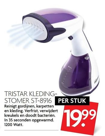 Aanbiedingen Tristar kleding- stomer st-8916 - Tristar - Geldig van 19/11/2017 tot 25/11/2017 bij Deka Markt