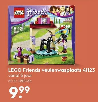 Aanbiedingen Lego friends veulenwasplaats - Lego - Geldig van 18/11/2017 tot 05/12/2017 bij Blokker
