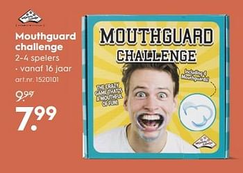 Aanbiedingen Mouthguard challenge - Identity Games - Geldig van 18/11/2017 tot 05/12/2017 bij Blokker