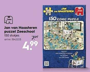 Aanbiedingen Jan van haasteren puzzel zeeschool - Jumbo - Geldig van 18/11/2017 tot 05/12/2017 bij Blokker