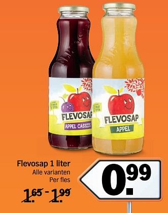 Aanbiedingen Flevosap - Flevosap - Geldig van 20/11/2017 tot 26/11/2017 bij Albert Heijn