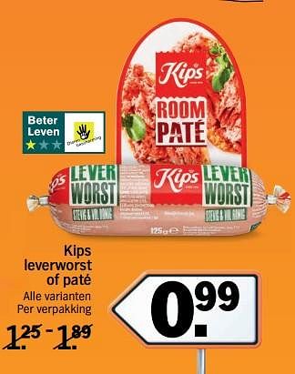 Aanbiedingen Kips leverworst of paté - Kips - Geldig van 20/11/2017 tot 26/11/2017 bij Albert Heijn