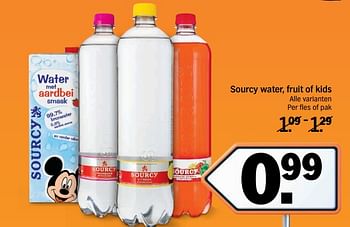 Aanbiedingen Sourcy water, fruit of kids - Sourcy - Geldig van 20/11/2017 tot 26/11/2017 bij Albert Heijn