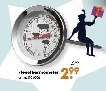 Aanbiedingen Vleesthermometer - Huismerk - Blokker - Geldig van 18/11/2017 tot 05/12/2017 bij Blokker