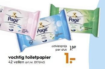 Aanbiedingen Vochtig toiletpapier - Page - Geldig van 18/11/2017 tot 05/12/2017 bij Blokker