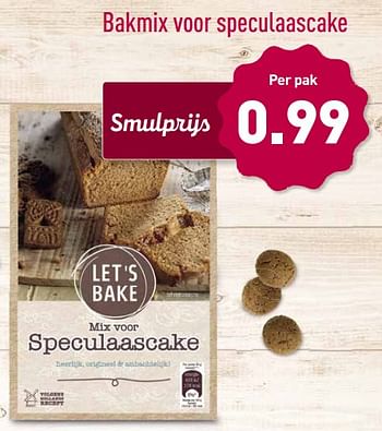 Aanbiedingen Bakmix voor speculaascake - Huismerk - Aldi - Geldig van 20/11/2017 tot 26/11/2017 bij Aldi
