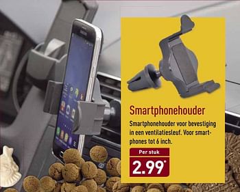 Aanbiedingen Smartphonehouder - Huismerk - Aldi - Geldig van 20/11/2017 tot 26/11/2017 bij Aldi