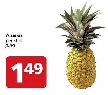 Aanbiedingen Ananas - Huismerk - Jan Linders - Geldig van 20/11/2017 tot 26/11/2017 bij Jan Linders