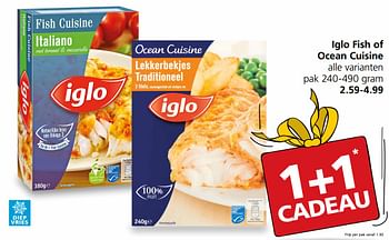 Aanbiedingen Iglo fish of ocean cuisine - Iglo - Geldig van 20/11/2017 tot 26/11/2017 bij Jan Linders