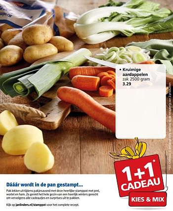 Aanbiedingen Kruimige aardappelen - Huismerk - Jan Linders - Geldig van 20/11/2017 tot 26/11/2017 bij Jan Linders