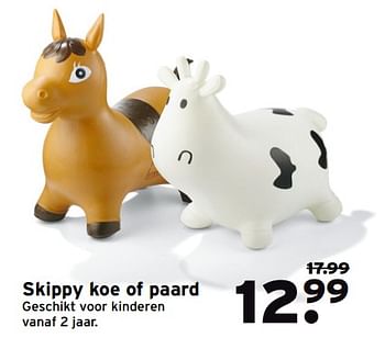Aanbiedingen Skippy koe of paard - Skippy - Geldig van 20/11/2017 tot 26/11/2017 bij Gamma
