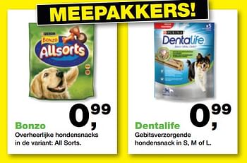 Aanbiedingen Bonzo overheerlijke hondensnacks - Purina - Geldig van 20/11/2017 tot 03/12/2017 bij Jumper