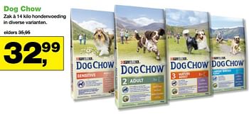 Aanbiedingen Dog chow hondenvoeding - Dog Chow - Geldig van 20/11/2017 tot 03/12/2017 bij Jumper