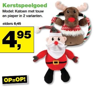 Aanbiedingen Kerstspeelgoed - Huismerk - Jumper - Geldig van 20/11/2017 tot 03/12/2017 bij Jumper
