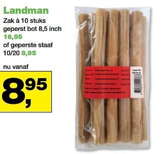 Aanbiedingen Landman of geperste staaf - Landman - Geldig van 20/11/2017 tot 03/12/2017 bij Jumper