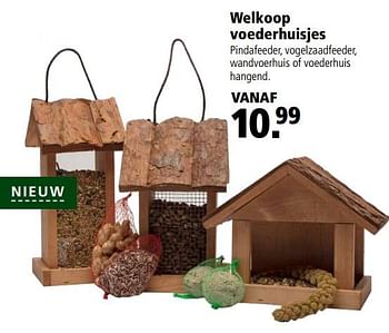 Aanbiedingen Welkoop voederhuisjes - Huismerk - Welkoop - Geldig van 20/11/2017 tot 03/12/2017 bij Welkoop