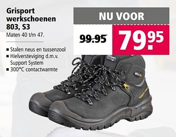 Aanbiedingen Grisport werkschoenen 803, s3 - Grisport - Geldig van 20/11/2017 tot 03/12/2017 bij Welkoop