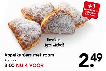 Aanbiedingen Appelkanjers met room - Huismerk - Em-té - Geldig van 19/11/2017 tot 25/11/2017 bij Em-té