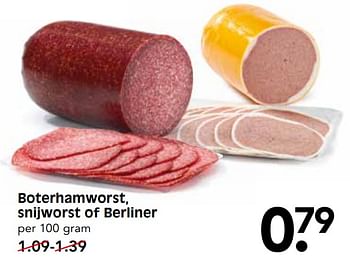 Aanbiedingen Boterhamworst, snijworst of beliner - Huismerk - Em-té - Geldig van 19/11/2017 tot 25/11/2017 bij Em-té