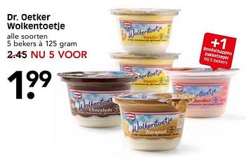 Aanbiedingen Dr. oetker wolkentoetje - Dr. Oetker - Geldig van 19/11/2017 tot 25/11/2017 bij Em-té