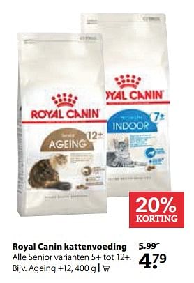 Aanbiedingen Royal canin kattenvoeding - Royal Canin - Geldig van 19/11/2017 tot 03/12/2017 bij Pets Place