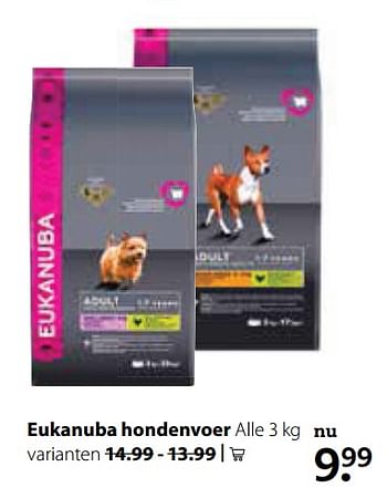 Aanbiedingen Eukanuba hondenvoer - Eukanuba - Geldig van 20/11/2017 tot 03/12/2017 bij Boerenbond