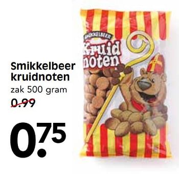 Aanbiedingen Smikkelbeer kruidnoten - Smikkelbeer - Geldig van 19/11/2017 tot 25/11/2017 bij Em-té