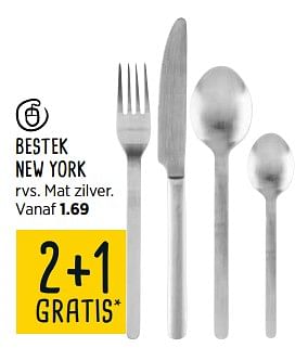 Aanbiedingen Bestek new york - Huismerk - Xenos - Geldig van 20/11/2017 tot 03/12/2017 bij Xenos