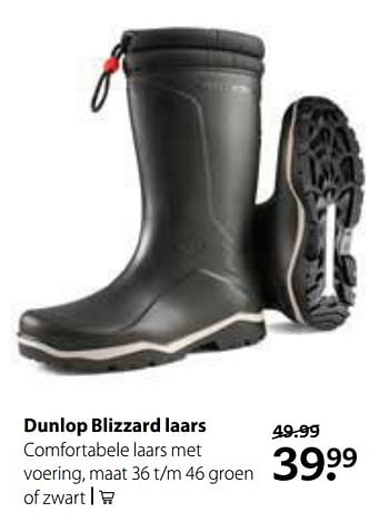 Aanbiedingen Dunlop blizzard laars - Dunlop - Geldig van 20/11/2017 tot 03/12/2017 bij Boerenbond