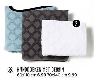 Aanbiedingen Handdoeken met dessin - Huismerk - Xenos - Geldig van 20/11/2017 tot 03/12/2017 bij Xenos