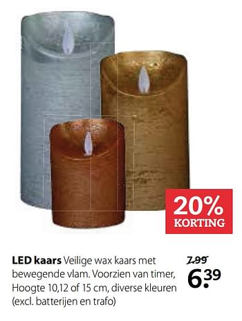 Aanbiedingen Led kaars - Huismerk- Boerenbond - Geldig van 20/11/2017 tot 03/12/2017 bij Boerenbond