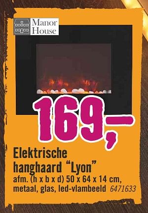 Aanbiedingen Elektrische hanghaard lyon - Huismerk Hornbach - Geldig van 20/11/2017 tot 03/12/2017 bij Hornbach