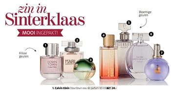Aanbiedingen Calvin klein downtown eau de parfum - Calvin Klein - Geldig van 20/11/2017 tot 03/12/2017 bij Etos