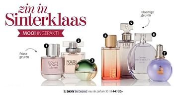 Aanbiedingen Dkny be desired eau de parfum - DKNY - Geldig van 20/11/2017 tot 03/12/2017 bij Etos
