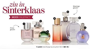 Aanbiedingen Lanvin eclat d`arpege eau de parfum - Lanvin - Geldig van 20/11/2017 tot 03/12/2017 bij Etos