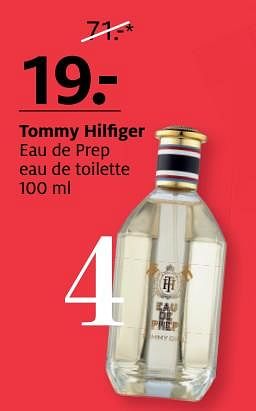 Aanbiedingen Tommy hilfiger eau de prep eau de toilette - Tommy Hilfiger - Geldig van 20/11/2017 tot 03/12/2017 bij Etos